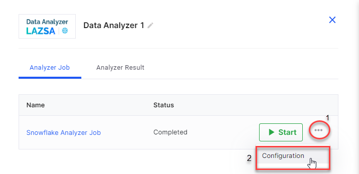 DQ Snowflake Validator job config